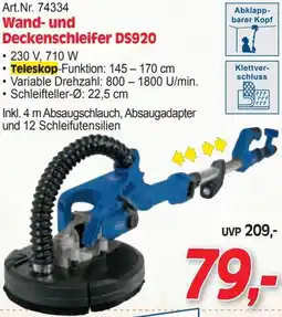 Zgonc Wand- und Deckenschleifer DS920 Angebot