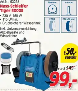 Zgonc Nass-Schleifer Tiger 5000S Angebot