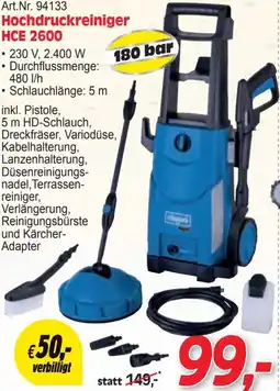 Zgonc Hochdruckreiniger HCE 2600 Angebot