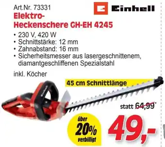 Zgonc Elektro- Heckenschere GH-EH 4245 Angebot