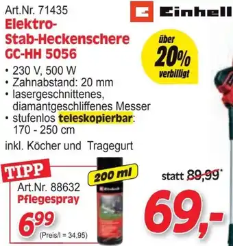 Zgonc Elektro- Stab-Heckenschere GC-HH 5056 Angebot