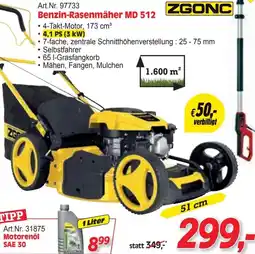 Zgonc Benzin-Rasenmäher MD 512 Angebot