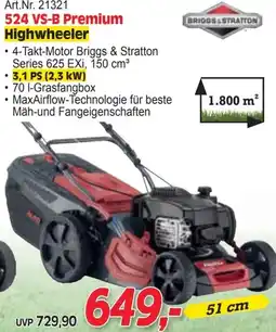 Zgonc 524 VS-B Premium Highwheeler Angebot