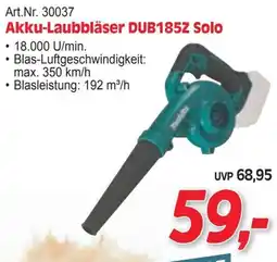 Zgonc Akku-Laubbläser DUB185Z Solo Angebot