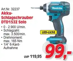 Zgonc Akku- Schlagschrauber DTD152Z Solo Angebot