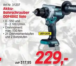 Zgonc Akku- Bohrschrauber DDF486Z Solo Angebot