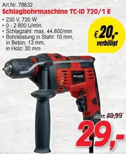 Zgonc Schlagbohrmaschine TC-ID 720/1 E Angebot