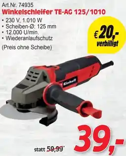 Zgonc Winkelschleifer TE-AG 125/1010 Angebot
