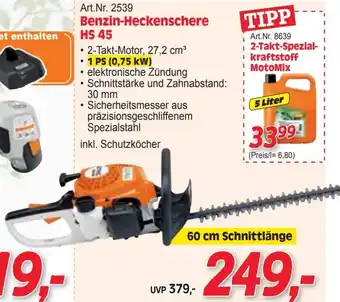 Zgonc Benzin-Heckenschere HS 45 Angebot