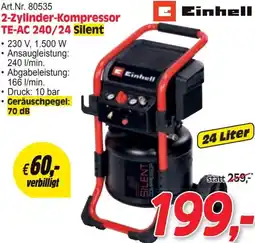Zgonc 2-Zylinder-Kompressor TE-AC 240/24 Silent Angebot