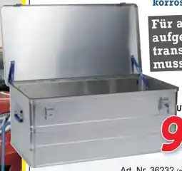 Zgonc Alu-boxen mit zylinderschloss Angebot
