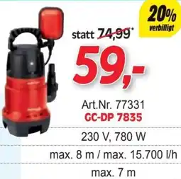 Zgonc Tauchpumpen Angebot