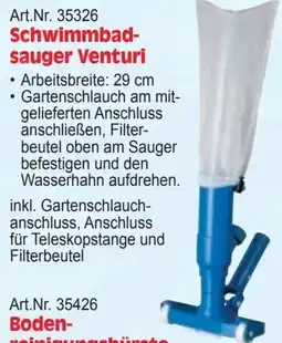Zgonc Schwimmbad- sauger Venturi Angebot