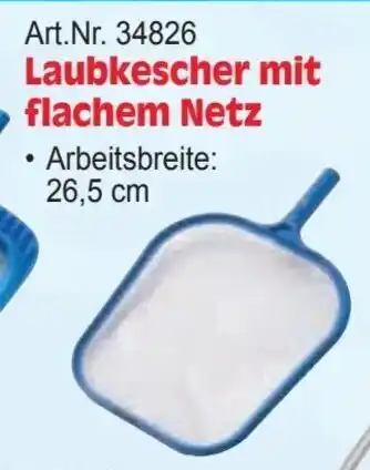 Zgonc Laubkescher mit flachem Netz Angebot
