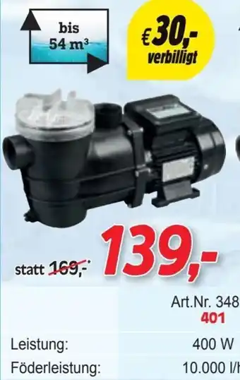 Zgonc Schwimmbad-Filterpumpen Angebot