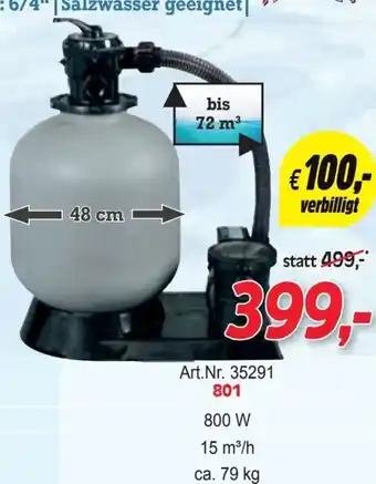 Zgonc Sandfilteranlagen 230 V Angebot