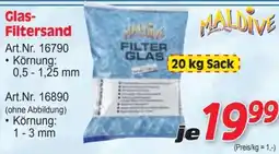 Zgonc Glas- Filtersand Angebot