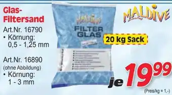 Zgonc Glas- Filtersand Angebot