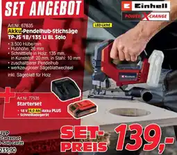 Zgonc Akku-Pendelhub-Stichsäge TP-JS 18/135 Li BL Solo Angebot