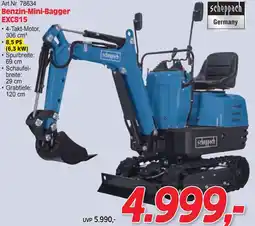 Zgonc Benzin-Mini-Bagger EXC815 Angebot