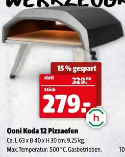 Der Grissemann Ooni Koda 12 Pizzaofen Angebot