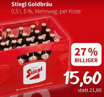 Der Grissemann Stiegl Goldbräu Angebot