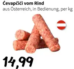 Der Grissemann Ćevapčići vom Rind Angebot