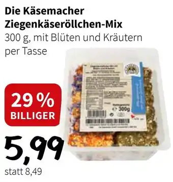 Der Grissemann Die Käsemacher Ziegenkäseröllchen-Mix Angebot