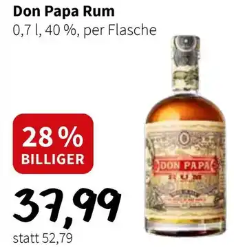 Der Grissemann Don Papa Rum Angebot