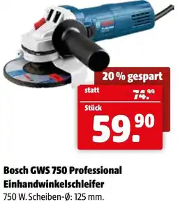 Der Grissemann Bosch GWS 750 Professional Einhandwinkelschleifer Angebot