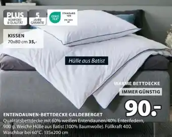 JYSK Entendaunen-bettdecke galdeberget Angebot