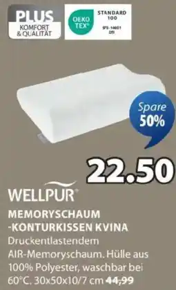 JYSK Memoryschaum -konturkissen kvina Angebot