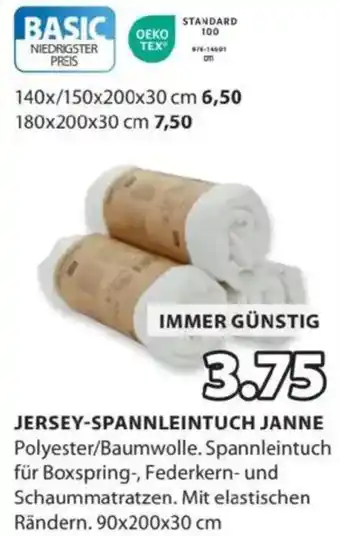 JYSK Jersey-spannleintuch janne Angebot