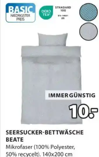 JYSK Seersucker-bettwäsche beate Angebot