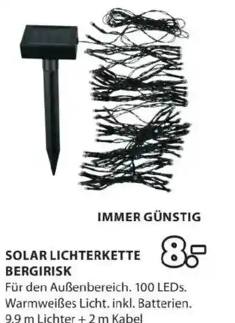 JYSK Solar lichterkette bergirisk Angebot