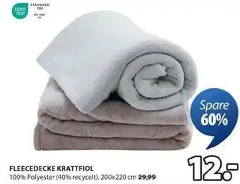 JYSK Fleecedecke krattfiol Angebot