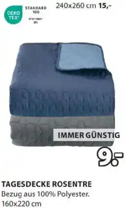 JYSK Tagesdecke rosentre Angebot