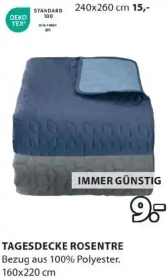 JYSK Tagesdecke rosentre Angebot