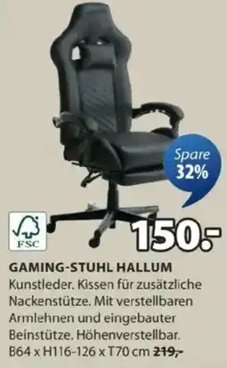 JYSK Gaming-stuhl hallum Angebot