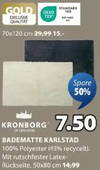 JYSK Badematte karlstad Angebot