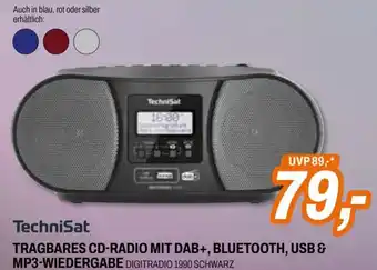 Expert Tragbares cd-radio mit dab+, bluetooth, usb & mp3-wiedergabe Angebot