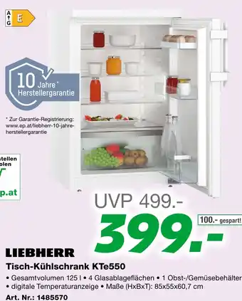 EP Tisch-Kühlschrank KTe550 Angebot