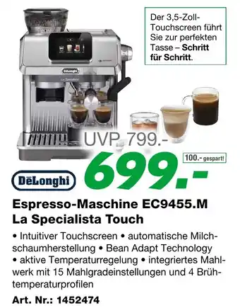 EP Espresso-Maschine EC9455.M La Specialista Touch Angebot