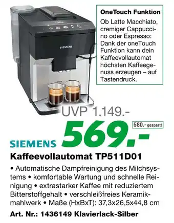 EP Kaffeevollautomat TP511D01 Angebot