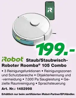EP Roboter Roomba 105 Combo Angebot