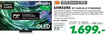 EP Samsung 65" oled 4k ai tv qe65s93d Angebot