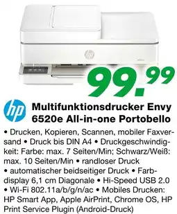 EP Multifunktionsdrucker envy 6520e all-in-one portobello Angebot