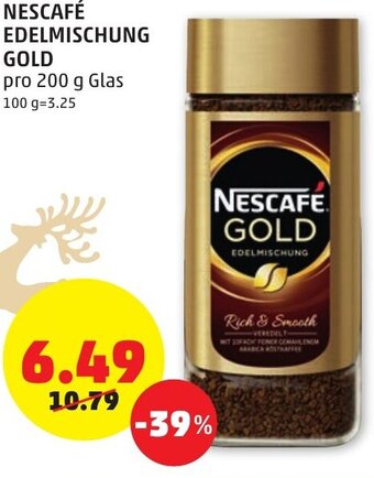 PENNY Nescafé Edelmischung Gold 200g Angebot
