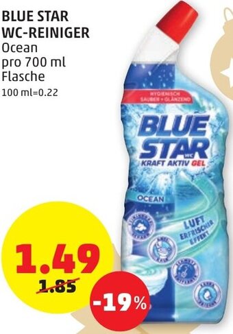 PENNY Blue Star WC-Reiniger 700ml Angebot