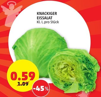PENNY Knackiger Eissalat Angebot
